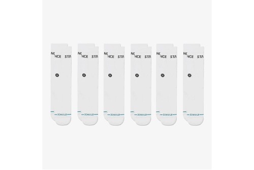 Stance Origin Κάλτσες Ψηλές 6 Ζευγάρια (A556C24ORI-WHT)