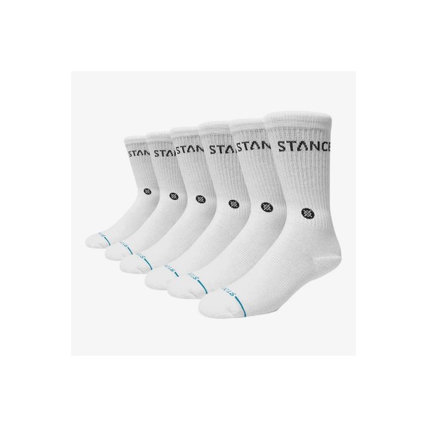 Stance Origin Κάλτσες Ψηλές 6 Ζευγάρια (A556C24ORI-WHT)