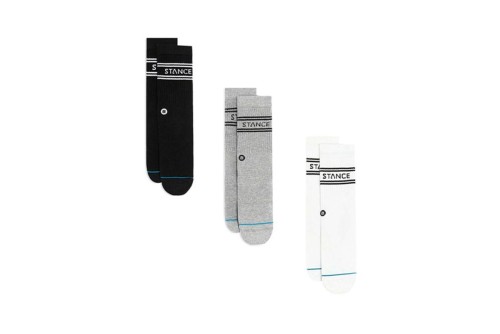 Stance Basic Crew Κάλτσες Ψηλές 3 Ζευγάρια (A556D20SRO-MUL)