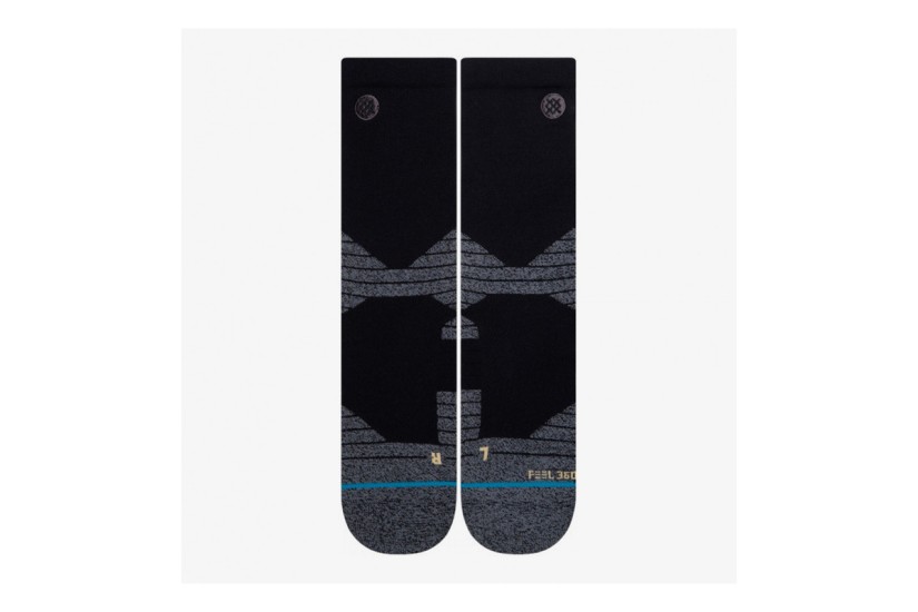 Stance Icon Sport Unisex Κάλτσες μέχρι τη Γάμπα Μαύρες, Ανθρακί