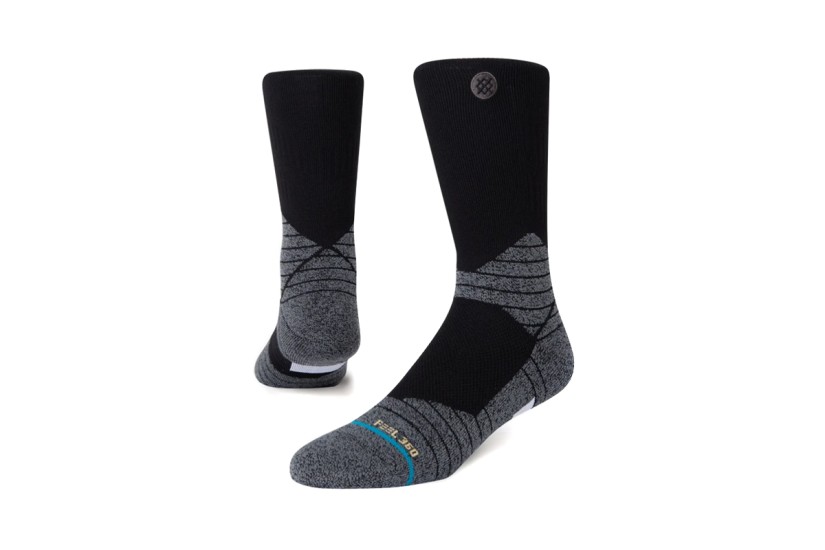 Stance Icon Sport Unisex Κάλτσες μέχρι τη Γάμπα Μαύρες, Ανθρακί