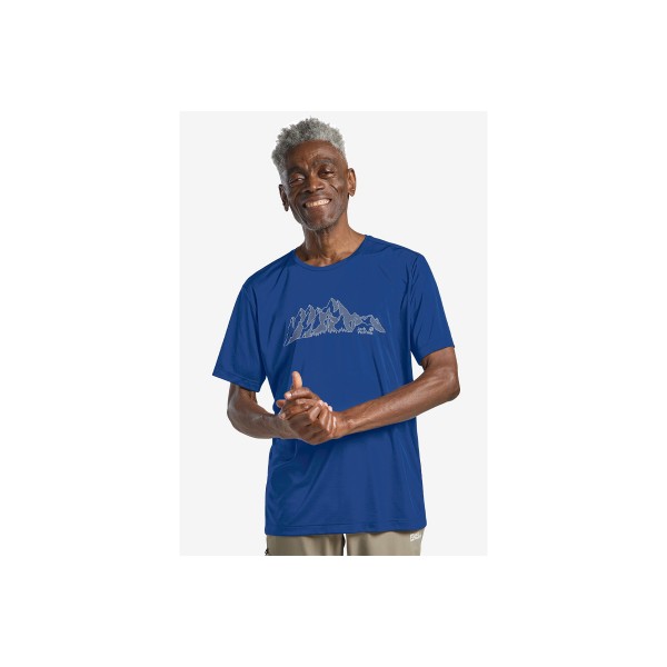 Jack Wolfskin Peak Graphic T-Shirt Ανδρικό (A63269-T0472)