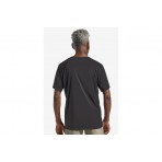 Jack Wolfskin Peak Graphic Ανδρικό Κοντομάνικο T-Shirt Μαύρο