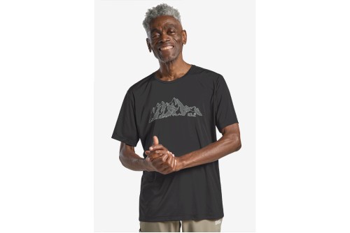 Jack Wolfskin Peak Graphic T-Shirt Ανδρικό (A63269-T0480)