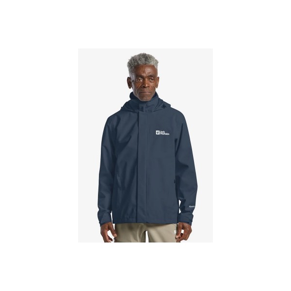 Jack Wolfskin Trailtime 2L Μπουφάν Αδιάβροχο Ανδρικό (A63903-C0412)