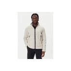 Jack Wolfskin Stone Lite Ανδρική Ζακέτα Sherpa Μπεζ, Ανθρακί