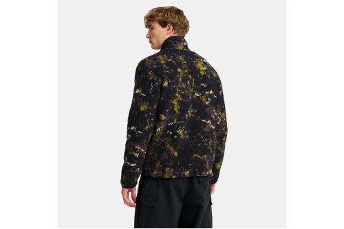 Jack Wolfskin Stone Lite All Over Print Fleece Ζακέτα Sherpa Ανδρική (A65120-T0580)