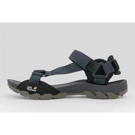Jack Wolfskin Ridge Ανδρικά Σανδάλια Μαύρα