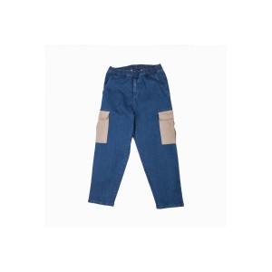 Bee Unusual Buggy Cargo Washed Παντελόνι Τζιν Ανδρικό (AB-256022)