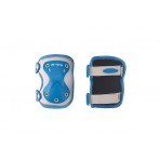 Micro Knee-Elbow Pads Reflective Σετ Προστατευτικών Γαλάζιο Small