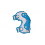 Micro Knee-Elbow Pads Reflective Σετ Προστατευτικών Γαλάζιο Small