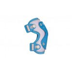 Micro Knee-Elbow Pads Reflective Σετ Προστατευτικών Γαλάζιο Medium