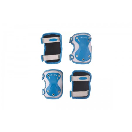 Micro Knee-Elbow Pads Reflective Σετ Προστατευτικών Γαλάζιο Medium