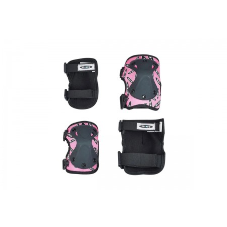 Micro Knee And Elbow Pads Pink Σετ Προστατευτικών 