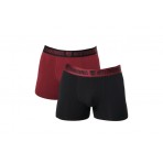 Antetokounbros Underwear Μποξεράκι 2 Pcs (ACJD352001 BLACK-BORDO)