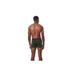 Antetokounbros Underwear Εσώρουχο Boxer Ανδρικό 2 - Τεμάχια (ACJD352001 BLACK-CHAKI)