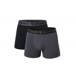 Antetokounbros Underwear Μποξεράκι 2 Pcs (ACJD352001 BLACK-GREY)