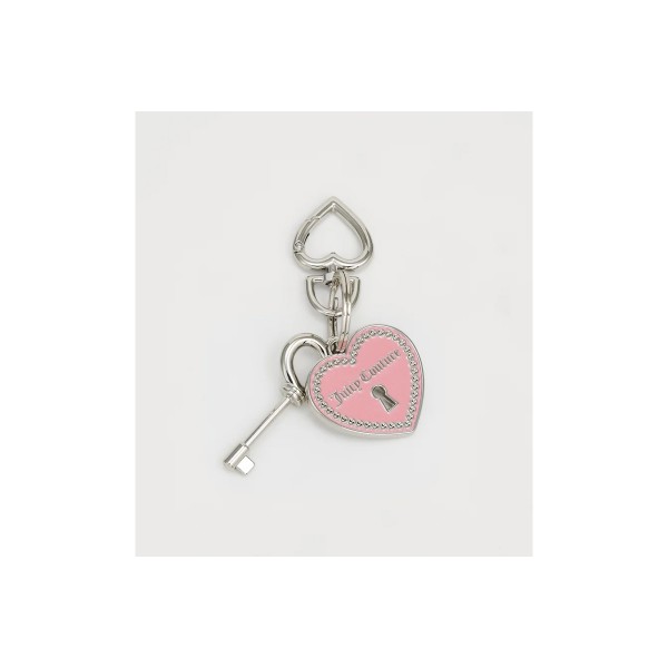 Juicy Couture Keychain 2 Iron Zinc Alloy Μπρελόκ Μόδας (AEJ1K7601WIZSJP)