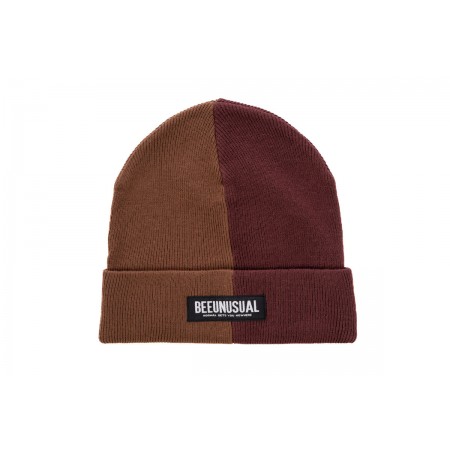 Bee Unusual Duo Tone Beanie Σκουφάκι Χειμερινό 