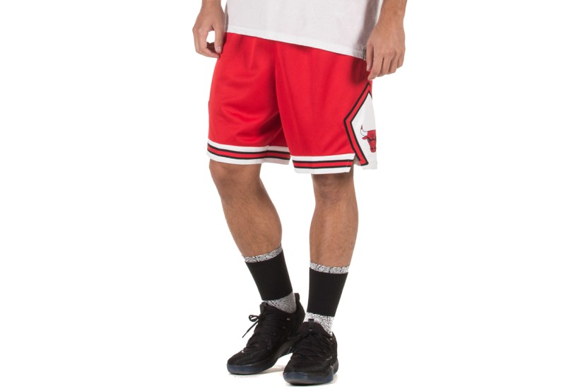Nike NBA Chicago Bulls Icon Edition Dri-FIT Ανδρική Μπασκετική Βερμούδα Κόκκινη