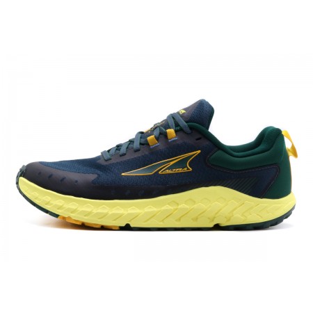 Altra Outroad 2 Ανδρικά Αθλητικά Παπούτσια Μπλε, Πράσινο, Κίτρινο