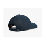 Tommy Jeans Heritage Logo Twill Baseball Καπέλο Strapback Μπλε Σκούρο