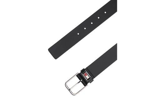 Tommy Jeans Scanton Debossed Square Buckle Leather Ζώνη Casual Ανδρική (AM0AM13687 BDS)
