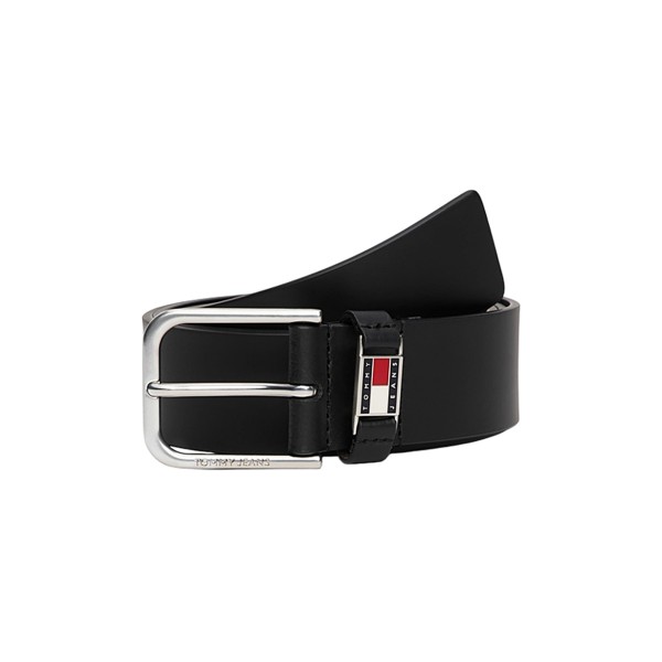 Tommy Jeans Scanton Debossed Square Buckle Leather Ζώνη Casual Ανδρική (AM0AM13687 BDS)