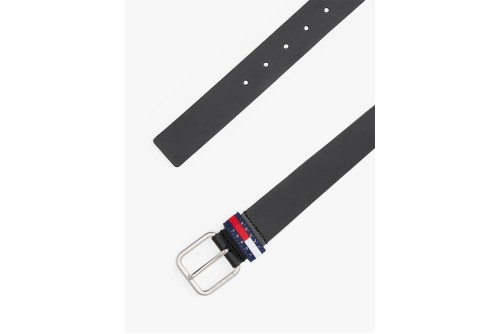 Tommy Jeans Ryan Logo Keeper Leather Ζώνη Casual (AM0AM13688 BDS)