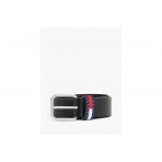Tommy Jeans Ryan Logo Keeper Leather Ζώνη Casual (AM0AM13688 BDS)