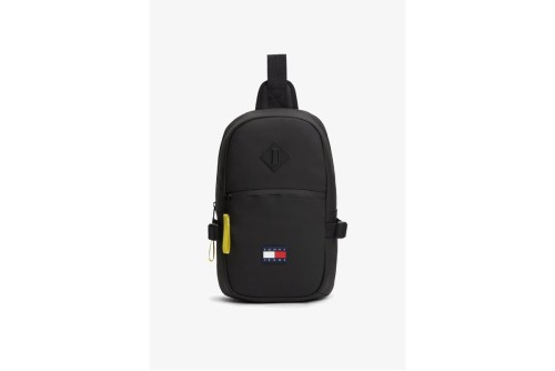 Tommy Jeans Rubberised Logo Sling Τσαντάκι Χιαστί - Ώμου 8L (AM0AM14216 BDS)
