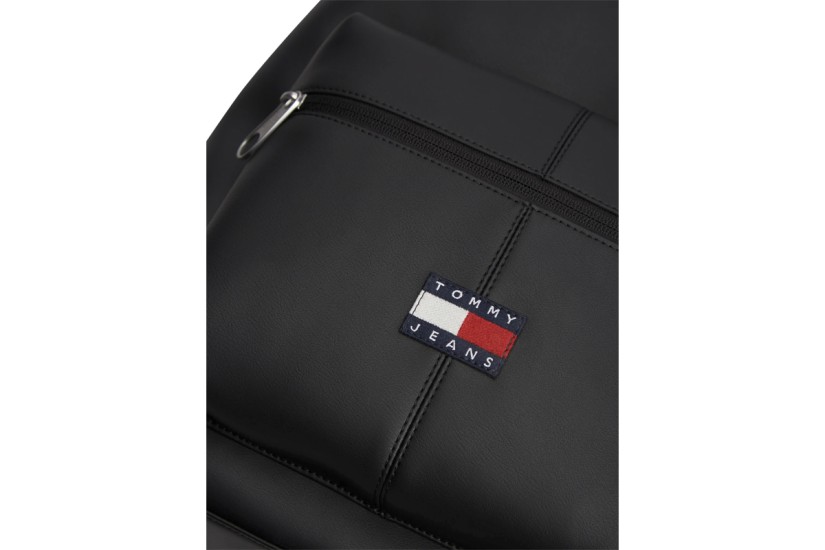 Tommy Jeans Ess Daily Pu Backpack Μαύρο