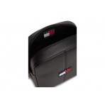 Tommy Jeans Essential Logo Τσαντάκι Χιαστί - Ώμου Μαύρο 1,5L 