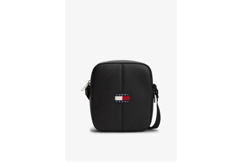 Tommy Jeans Essential Logo Τσαντάκι Χιαστί - Ώμου 1.5L (AM0AM14292 BDS)