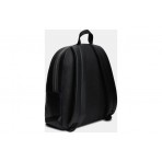Tommy Jeans Elevated PU Casual Τσάντα Πλάτης Μαύρη 16L