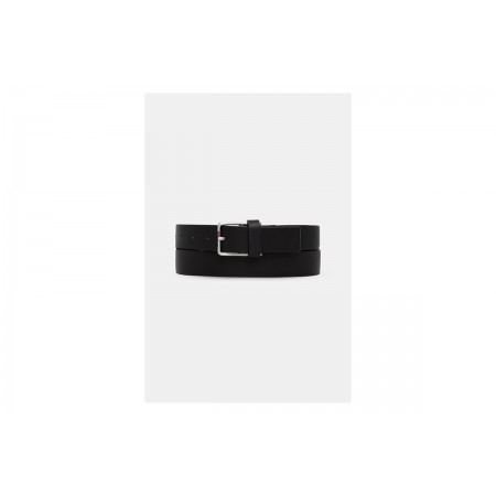 Tommy Jeans Austin Leather 3.5 Ανδρική Casual Ζώνη Μαύρη