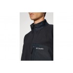 Columbia Fast Trek Overlay Ανδρική Ζακέτα Fleece Μαύρη