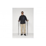 Columbia Fast Trek Overlay Ανδρική Ζακέτα Fleece Μαύρη