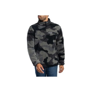 Columbia Rugged Ridge High Pile Fleece Μπλούζα Με Φερμουάρ Ανδρική (AM3598-011)