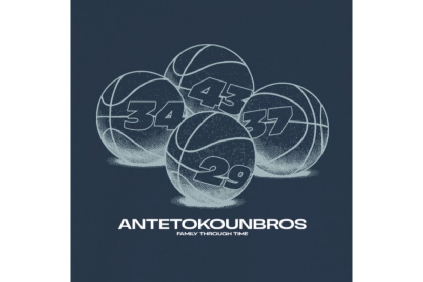 AntetokounBros Roots Basketball Παιδικό Κοντομάνικο T-Shirt Μπλε Σκούρο