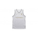 AntetokounBros Basketball Jersey Παιδική Αμάνικη Μπλούζα Λευκή