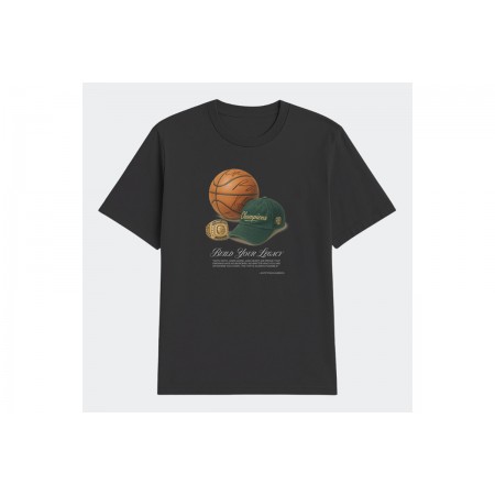 AntetokounBros Legacy Ανδρικό Κοντομάνικο T-Shirt Μαύρο