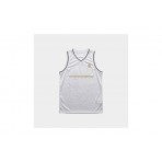 AntetokounBros Basketball Jersey Ανδρική Αμάνικη Μπλούζα Λευκή, Χρυσή, Μαύρη