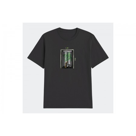 AntetokounBros Elevator Ανδρικό Κοντομάνικο T-Shirt Μαύρο