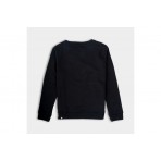 AntetokounBros Element Παιδική Μακρυμάνικη Μπλούζα με Λαιμόκοψη Μαύρη