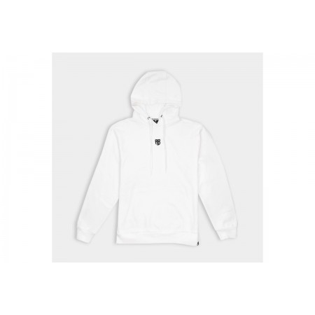 AntetokounBros Element Unisex Φούτερ με Κουκούλα Λευκό