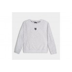 AntetokounBros Element Unisex Μακρυμάνικη Μπλούζα με Λαιμόκοψη Γκρι