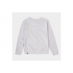 AntetokounBros Element Unisex Μακρυμάνικη Μπλούζα με Λαιμόκοψη Γκρι