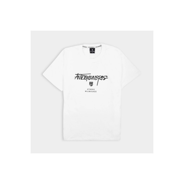 Antetokounbros Athens X Milwaukee T-Shirt Ανδρικό (APCD352U48 OFF WHITE)