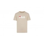 Fila Ανδρικό Κοντομάνικο T-Shirt Μπεζ